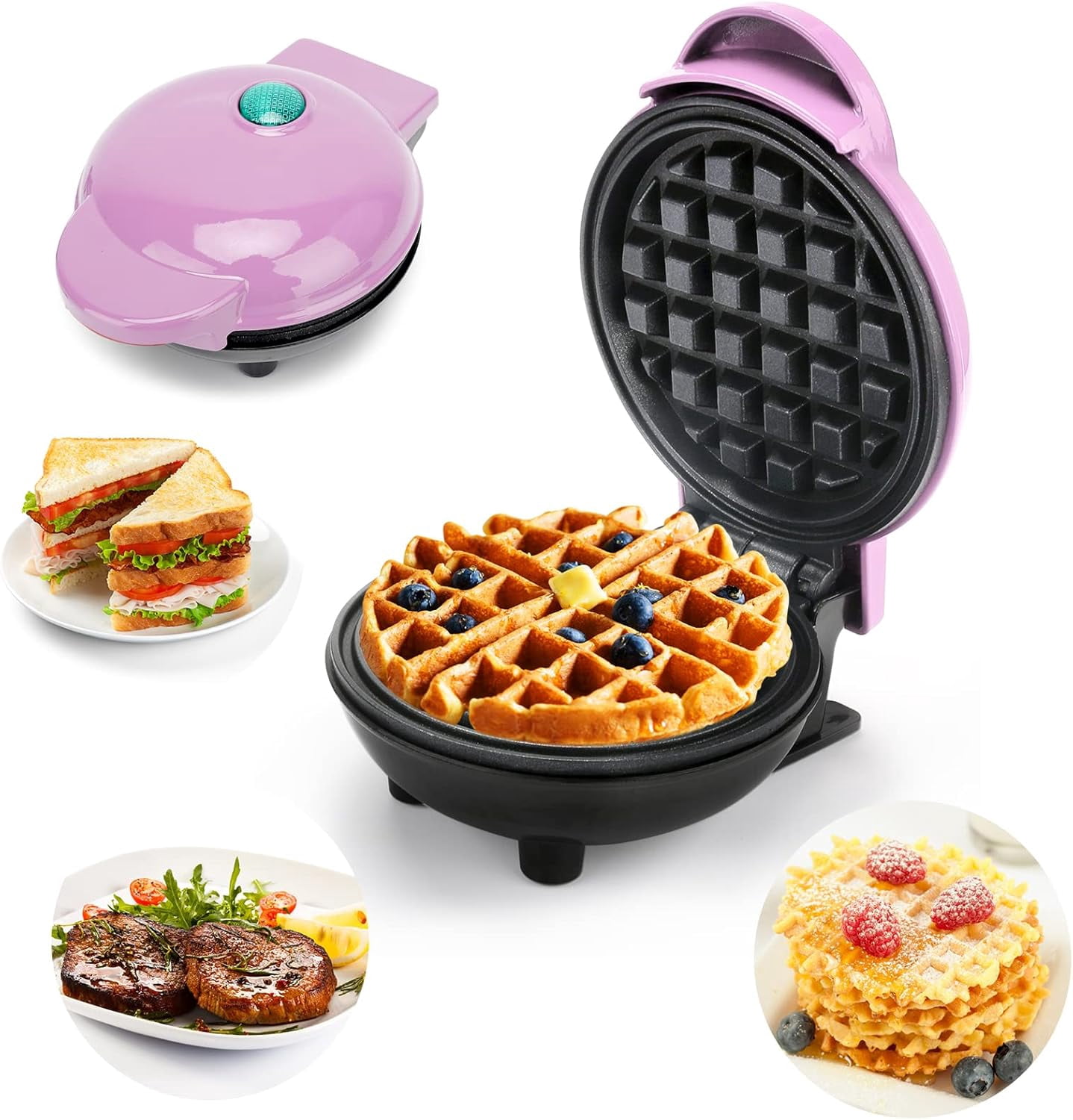CucinaPro Bubble Waffle Maker - Electric Non stick Hong Kong Egg