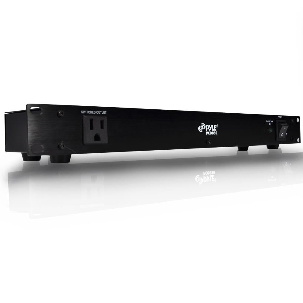 Pyle PCO850 - 15 Amp Power Supply Conditioner Rack Mountable Power Strip Surge Protector with 9 Outlets