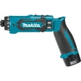 thumbnail image 3 of Taladro perforador inalámbrico Makita DF012DSE de 7,2 V con embrague de parada automática, 3 of 8