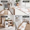 thumbnail image 5 of White Rose Gold Marble Kitchen Rugs Sets Of 3,Kitchen Runner Rugs Non Skid Washable,Decorative Kitchen Floor Mats for Kitchen,Sink,Laundry,17"x30"+ 17"x47" + 17"x59", 5 of 6