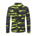 thumbnail image 5 of miqiqism Fashion Camouflage Pullover Shirts for Men Trendy Round Neck Lapel Shirts Casual Long Sleeves Blouses,Yellow,3X-Large, 5 of 5