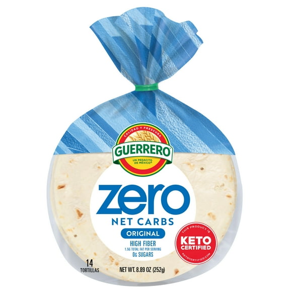 Guerrero Zero Net Carbs Original Tortillas, Street Taco Size, 14 pack