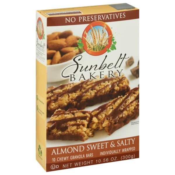 Sunbelt Bakery Sweet & Salty Almond Granola Bars, 11 oz