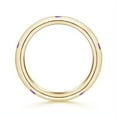 thumbnail image 2 of ANGARA Natural 0.3 Ct. Amethyst Stackable Wedding Ring in 14K Yellow Gold for Women (Ring Size: 6), 2 of 9