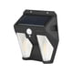 thumbnail image 2 of Lámpara solar de pared para exteriores con sensor de movimiento, LED blanco cálido, resistente al agua IP65, material ABS ignífugo negro para jardín, patio, cerca (1 unidad), 2 of 7