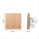 thumbnail image 4 of ThoughtHome Tuya Zigbee Single Zero Fire Line Universal 3 Switch-Gold, 4 of 4