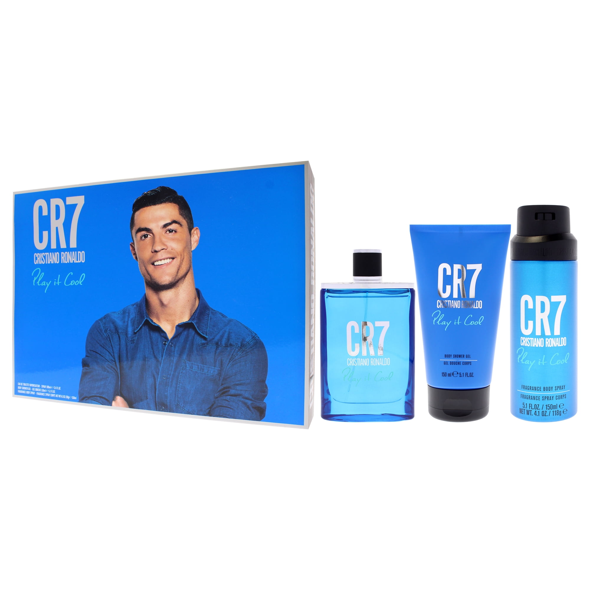 Mediplus-Gel 3個セット R7.7 R7.5 R7.4 Cristiano Ronaldo, Mens Cologne Gift Set, 3 pc, Play It Cool
