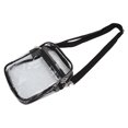 thumbnail image 1 of Transparent Shoulder Bag, Waterproof Multifunctional Practical Clear Messenger Bag Adjustable Shoulder Strap Big Enough  For Wallets For Keys For Men, 1 of 8