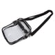 thumbnail image 5 of Bolso de hombro ajustable transparente de PVC, bandolera transparente impermeable con cremallera para cargadores, carteras, llaves, gafas de sol, 5 of 14