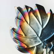 Factory Direct Craft Multicolor Burnished Maple Leaf 3 Inch Metal Floral Picks 6 Count