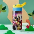 thumbnail image 7 of Kids Water Bottle with Straw - Power Rangers 16.9 Oz Stainless Steel Vacuum Insulated Water Bottle for Boys Girls, 7 of 7