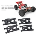 thumbnail image 4 of 4pcs RC Suspension Arm, Front Rear Black Plastic Run Smoothly for WLtoys 144001 144002 124019 124018 124017 144010 Model Car Accessories, 4 of 9