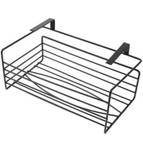 HEMOTON  Kitchen Towel Holder Cabinet Paper under Counter for Racks Black