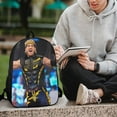 thumbnail image 6 of Logan Paul Backpack, 17 Inch Laptop Backpack, Water-Resistant BookBag, Adjustable Shoulder Straps, Durable 600D Polyester, 6 of 9