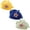 B, variant on Baby Beret Hat 3Pcs Toddler Winter Knitted Beanie Cap with Cute Flower Little Girls French Hat for 0-3Years