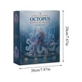 thumbnail image 3 of Mythical Ocean DIY Bead Kit, 3D Beaded Animal Kit, Glossy Glass Bead Craft Set, Easy-Follow Instructions For Creating Unique Underwater Decorations Octopus, 3 of 9