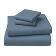 thumbnail image 2 of Mainstays Kids Microfiber Bed Sheet Set, Full, Blue, 4 Pieces, 2 of 9