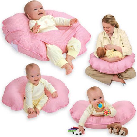 Leachco - Cuddle-U Basic Nursing Pillow and More, Pink Dots