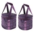 thumbnail image 1 of 2x estuche de transporte para cuenco de cristal para , bolsa espesa púrpura para cuenco de cristal, (10 pulgadas + ) Baoblaze Estuche de cuenco tibetano de cristal, 1 of 8