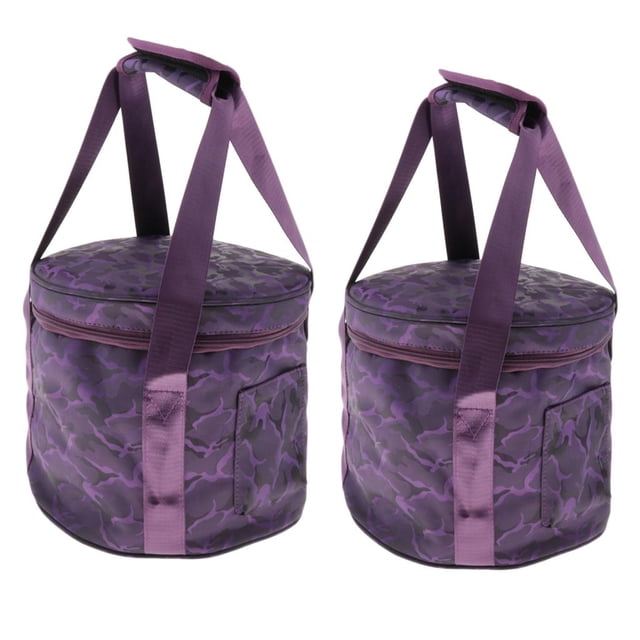 2x estuche de transporte para cuenco de cristal para , bolsa espesa púrpura para cuenco de cristal, (10 pulgadas + ) Baoblaze Estuche de cuenco tibetano de cristal