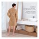 thumbnail image 4 of Bata de Baño Suave, Absorbente y de Secado Rápido, Unisex Real Textil (Khaki, Unitalla), 4 of 6