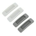 thumbnail image 1 of MasteelfCA 4pcs Rectangular Adhesive Auxiliary Door Window Handle Refrigerator Cabinet Handle Drawer Handle Sliding Door Handle 1 Pair Grey and 1 Pair White Handles, 1 of 7