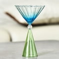 thumbnail image 2 of Inteprter Romantic Drinking Glasses Colorful Wine Glass Iced Pudding for Tea Organizadores de utensilios de cocina Verde, 2 of 5