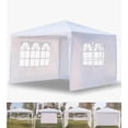 thumbnail image 1 of Toldo 3x3 Carpa Pergola Plegable Portable Modelo Blanco, 1 of 4