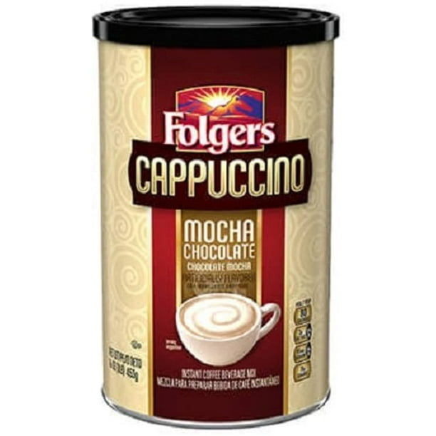 Folgers Cappuccino Mocha Chocolate Instant Beverage Mix (16 Oz