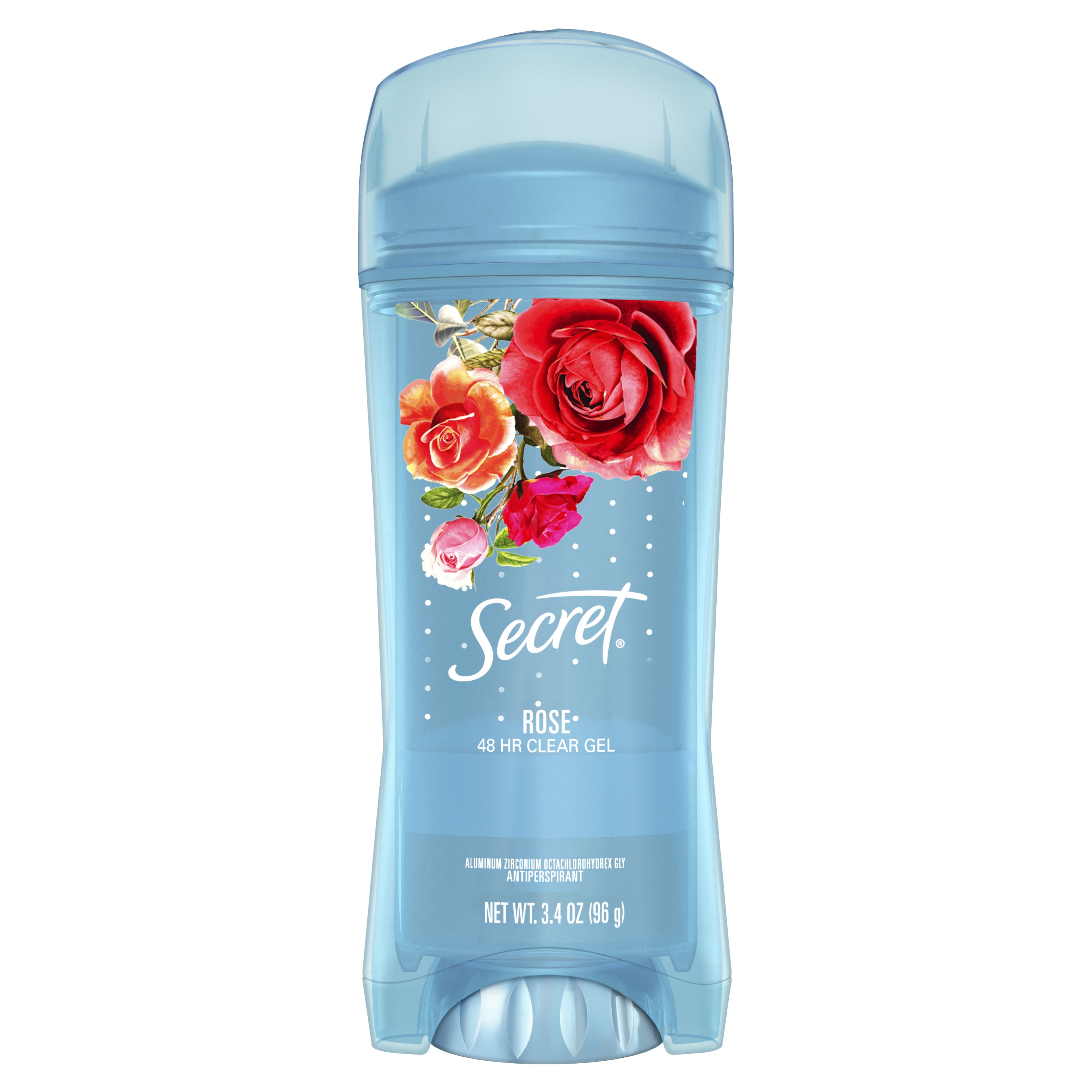 Secret Fresh Clear Gel Antiperspirant Deodorant, Paris Rose, 3.4 oz