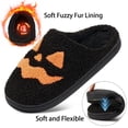 thumbnail image 3 of Ecetana Halloween Slippers for Women Holiday Fluffy Warm Fleece Slippers Indoor Bedroom House Shoes, 3 of 7