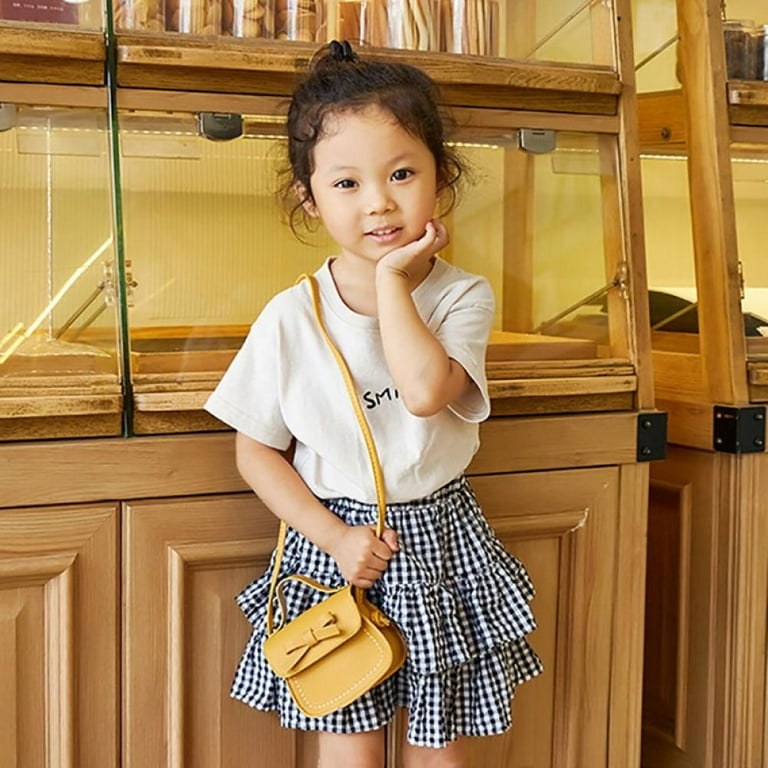 New Cute Little Girl Kids Purses and Handbags Mini Crossbody Bag Fashion Pu  Mobile Phone Bags Vintage Shoulder Lipstick Tote Bag
