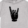 thumbnail image 3 of Inktastic Rocker Horns Toddler Hoodie, 3 of 4