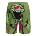 thumbnail image 6 of Invader Zim Comedy Show Men's Beach Shorts Swim Trunks Casual Quick Dry Board Shorts Swimwear with Mesh Lined and Pockets, 6 of 8