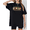 Black-2, variant on Black Print Tshirt Graphic Tees Shirts with St Patricks Day Chicken Shamrock Wreath Hat Pattern Festive Casual Wear Tops S-5XL