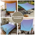 thumbnail image 6 of Ombre Blue Purple Tapestry for Bedroom Wall Hanging Tapestry, Colorful Painting Ceiling Backdrop Tapestries Poster Blanket Wall Decor for Teens Room Living Room Dorm 59" x 79", 6 of 8