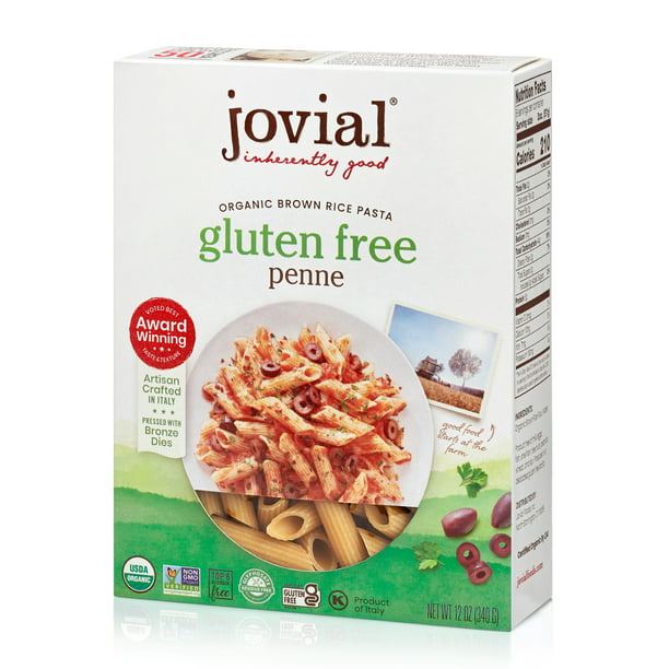 Jovial 100% Organic Gluten-Free Brown Rice Penne Pasta, 12oz - Walmart.com