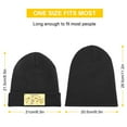thumbnail image 2 of Pompompurin Winter Beanie Hats for Men Women, Warm Cozy Knitted Cuffed Skull Cap, 2 of 8