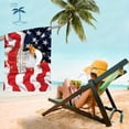 thumbnail image 4 of Patriotic Beach Towel, 59.1x29.5in Fade-proof Microfiber Bath Towel, Lightweight Portable Cloth for Camping Gym Independence Day Holiday Decoration, 4 of 7
