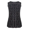 thumbnail image 4 of CHGBMOK Plus Size Womens Summer Tops Floral Printed Casual Loose Blouse Swing V-neck Tees Sleeveless Shirts Oversize Graphic Tank Tops, 4 of 8