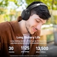 thumbnail image 4 of TOZO Auriculares Bluetooth 5.4, micrófono con cancelación de ruido de llamada ENC, auriculares inalámbricos plegables, reproducción de 70 horas, sonido estéreo de graves profundos, ecualizador persona, 4 of 5