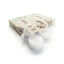 Baby Powder Tealight Candles Multi Pack - 12 White Premium Scented Tea Lights - Natural Oils - Shortie's Candle Company