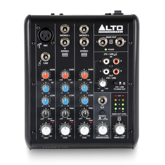Mezclador de audio ALTO TrueMix 500 con interfaz USB y XLR