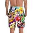 thumbnail image 4 of Lsque Mario Mens Sleep Pajama Shorts,Short Pajama Pants, Cotton Ultra-Soft Knit-XX-Large, 4 of 9
