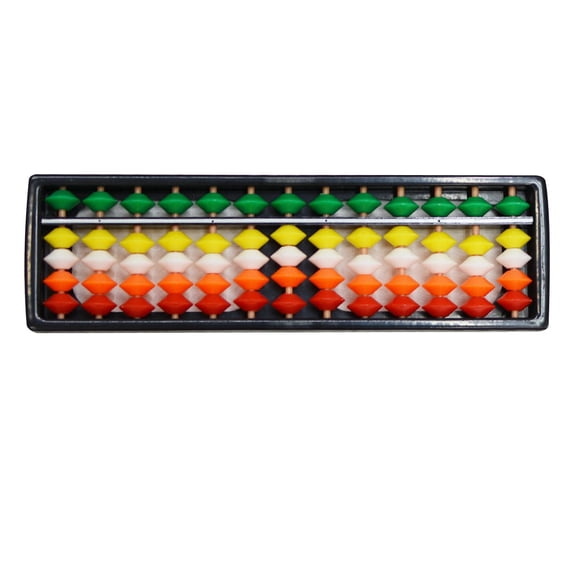 Professional Abacus Colorful Beads Calculator Kid Counting Tool Educational Toys 13 Digit