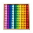 thumbnail image 4 of Milaget Acrylic Cubes Blocks Set Clear Rainbow Acrylic Gemstone Cubes for 100pcs, 4 of 9