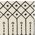 thumbnail image 7 of SAFAVIEH Himalaya Darin Geometric Wool Area Rug, Ivory/Black, 4' x 6', 7 of 7