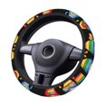 thumbnail image 2 of Fotbe Happy Pride Gnome Funda para Volante Universal de 15 pulgadas, Accesorios para Auto para Hombre y Mujer, Protector de Volante Cómodo para SUV y Sedán, 2 of 6