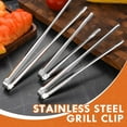 thumbnail image 6 of QHUDLV Stainless Steel Grill Clip Barbecue and BBQ Clip Multi Functional Food Clip, 6 of 9