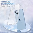 thumbnail image 4 of Casetego for iPhone 14 Plus Case,Crystal Clear Bling Sparkly Glitter Shiny Soft Flexible TPU Slim Drop Protection Shockproof for Girls Cover Apple iPhone 14 Plus,Clear Glitter, 4 of 7